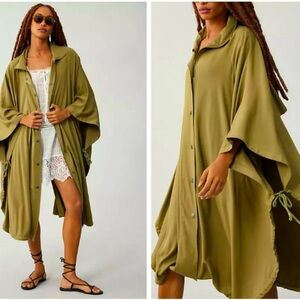 Anthropologie | Pilcro Khaki Utility Jacket One Size